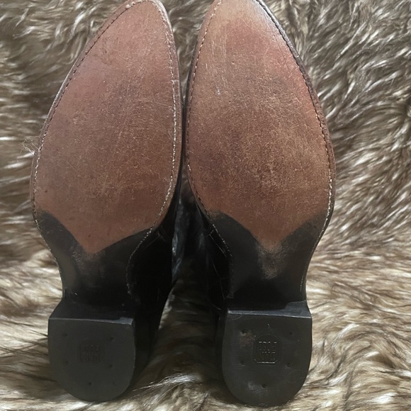 Vintage Dan Post Black Cowboy Boots - Picture 5 of 8